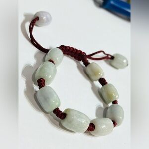 Burmese jade bracelet